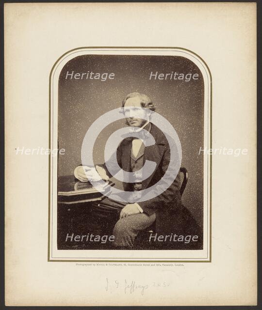 J.G. Jeffreys, F.R.S., 1855. Creator: Maull & Polyblank.