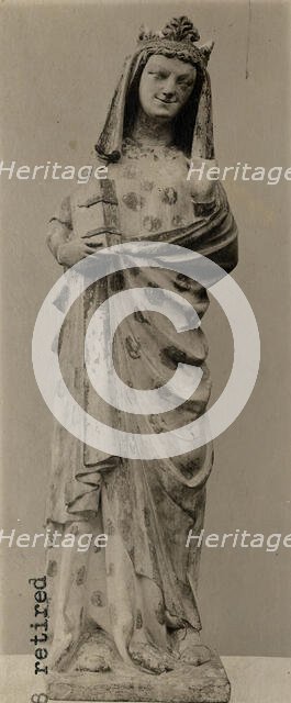 Virgin, French, late 13th-early 14th century (?) or later. Creator: Unknown.