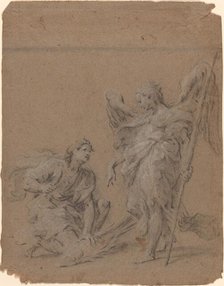 Tobias and the Angel, c. 1780. Creator: Martin Johann Schmidt.