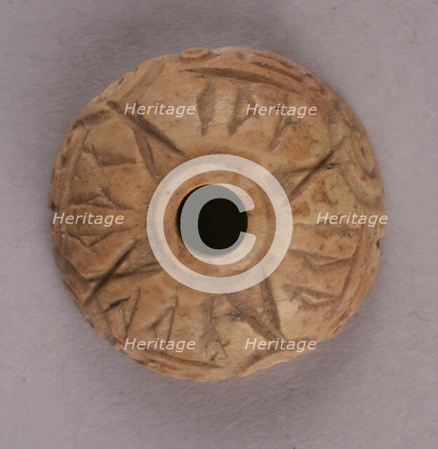 Spindle Whorl, Iran, 9th-10th century. Creator: Unknown.