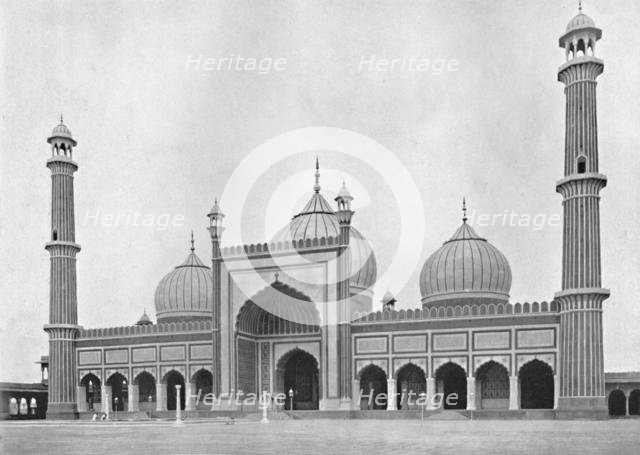 'Delhi. The Jumma Musjid', c1910. Creator: Unknown.