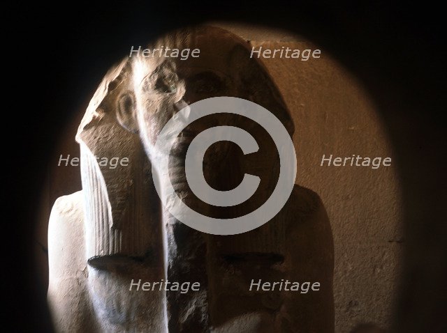 Statue of Djoser (Zoser), Ancient Egyptian, 27th century BC. Artist: Unknown