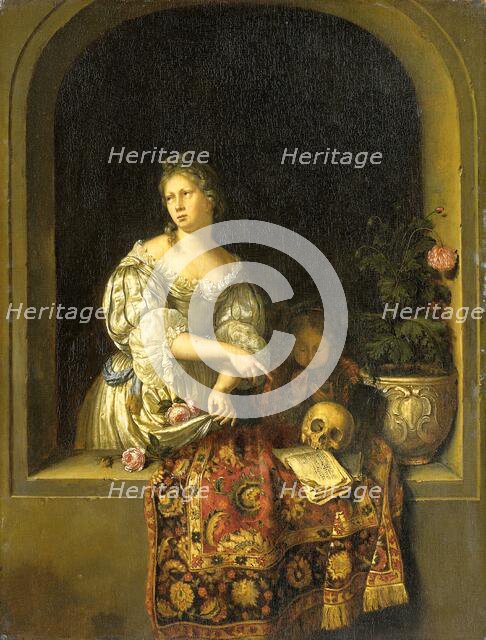 Allegory of Transience, 1670-1681. Creator: Willem van Mieris.