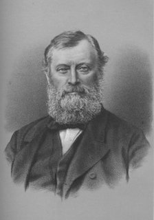 William Edward Forster, British industrialist, philanthropist and politician, c1880 (1883).  Artist: Unknown.