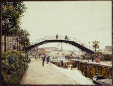 The Saint-Martin canal, c1900. Creator: Marie-Francois Firmin.