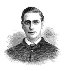 The Universities' Boat-Race: the Cambridge crew, 1881.  Creator: Unknown.