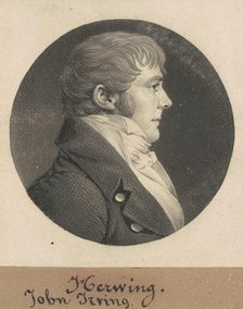 John Irving, 1809. Creator: Charles Balthazar Julien Févret de Saint-Mémin.