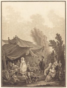 Noce de Village (Village Wedding), 1785. Creator: Charles-Melchior Descourtis.