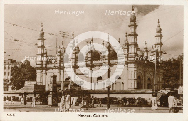 'Mosque - Calcutta', c1900. Artist: Unknown.
