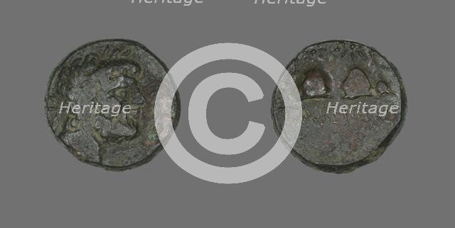 Coin Depicting the God Zeus, 1st century BCE. Creator: Unknown.