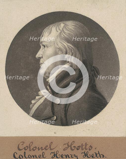 Henry Heth, 1805. Creator: Charles Balthazar Julien Févret de Saint-Mémin.
