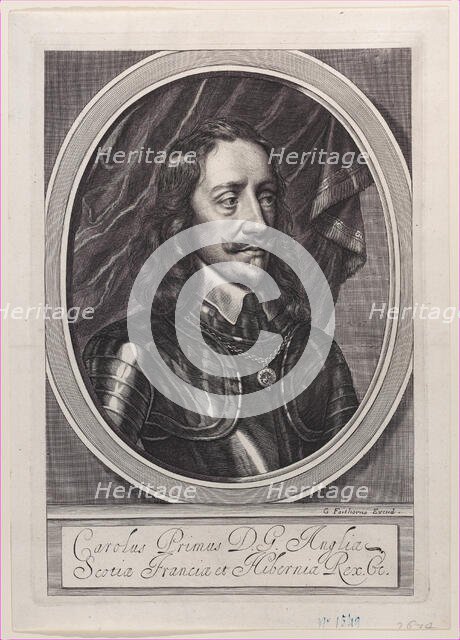 King Charles I, ca. 1658.. Creator: William Faithorne.