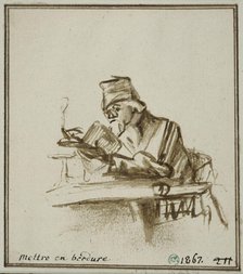 Old man reading, c1630s. Creator: Rembrandt Harmensz van Rijn.