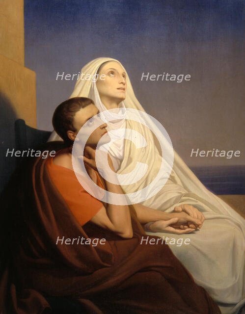 Saint Augustin et Sainte Monique, 19th century. Creator: Ary Scheffer.
