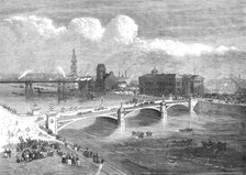 The Albert Bridge, Glasgow, opened last week, 1871. Creator: Unknown.