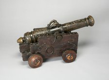 Naval Gun with Carriage, Europe, 1673. Creator: Unknown.