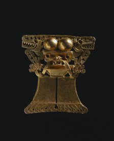 Animal-Headed Figure Pendant, c. 1000-1550. Creator: Unknown.