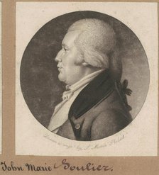 Jean Marie Soulier, 1802. Creator: Charles Balthazar Julien Févret de Saint-Mémin.