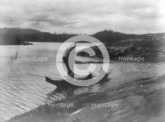 Sailing-Qagyuhl, c1914. Creator: Edward Sheriff Curtis.