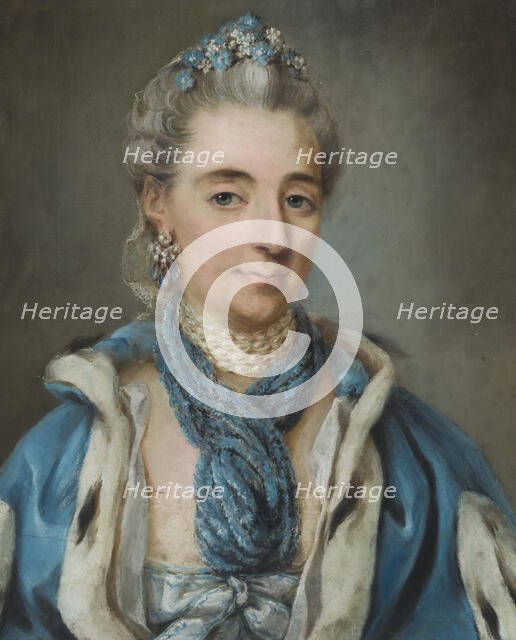 Mrs Petronella Schützer, née Psilanderhjelm, c1750s. Creator: Gustaf Lundberg.