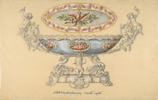 Design for a Porcelain Cup, 19th century. Creator: Anon.