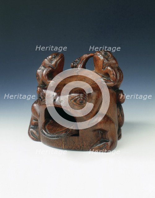 Bamboo toads, China, late Ming dynasty, 1623. Artist: Shen Dasheng