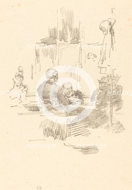 Late Picquet, 1894. Creator: James Abbott McNeill Whistler.