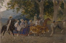 Ride, 1849. Artist: Briullov, Karl Pavlovich (1799-1852)