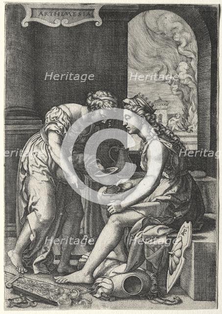 Artemisia, c. 1539. Creator: Georg Pencz (German, c. 1500-1550).