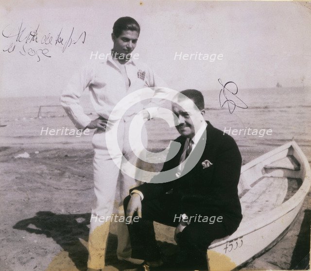 Diaghilev and Lifar Artist: Anonymous  