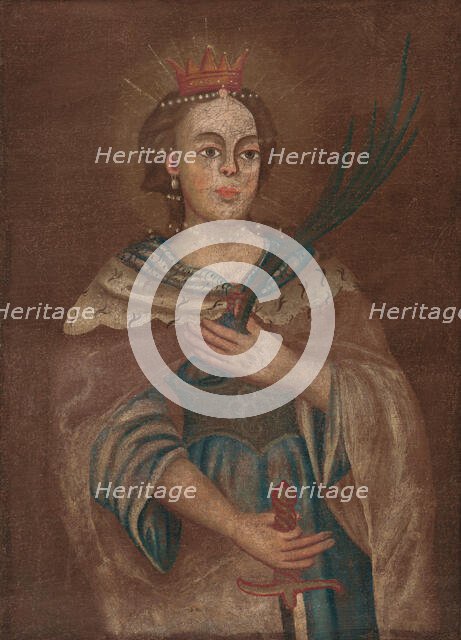 St. Catherine of Alexandria, 1785-1800. Creator: Unknown.