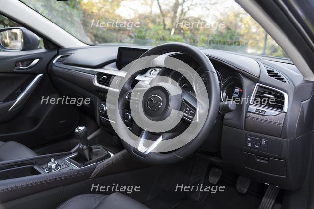 2017 Mazda 6 2.2 saloon Sport Nav. Diesel. Creator: Unknown.