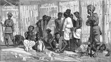 ''Burma- Dacoits in jail at Mandalay', 1888. Creator: Unknown.