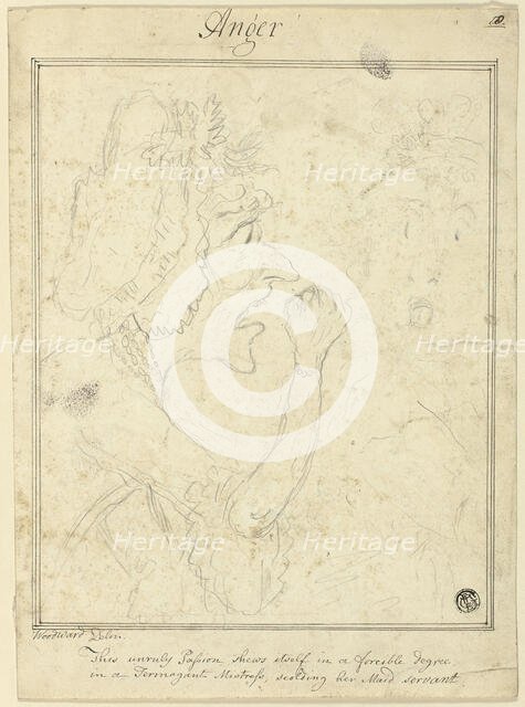 Anger, n.d. Creator: George Moutard Woodward.