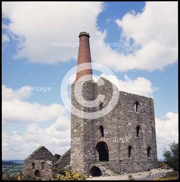 Prince of Wales Engine House, Phoenix United Mine, Minions, Linkinhorne, Cornwall, 1967-1970. Creator: Eileen Deste.