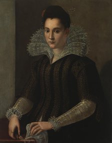 Portrait of a lady, 1590-1600. Creator: School of Alessandro Allori.