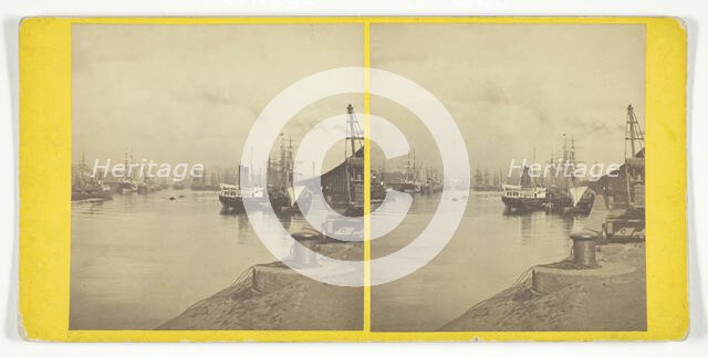 Glasgow - View on the Clyde, Mid 19th century. Creator: George Washington Wilson.