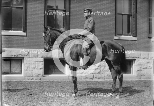 Jr. 2nd Lt. Adna N. Chaffee, Cavalry, U.S.A. at Fort Myer, 1911. Creator: Harris & Ewing.
