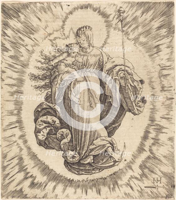 Madonna on a Crescent. Creator: Master N.H. with the Dagger.