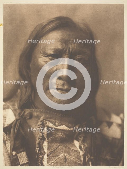 Hollow Horn Bear, 1907. Creator: Edward Sheriff Curtis.