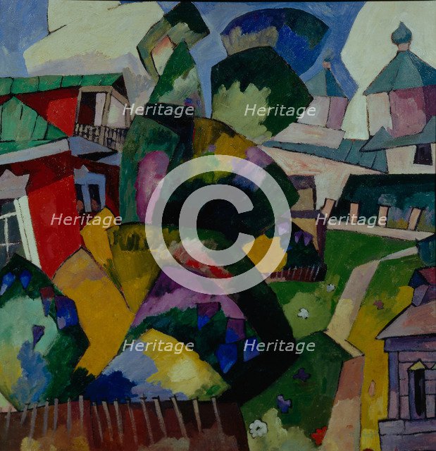 Landscape, 1900s-1910s. Artist: Lentulov, Aristarkh Vasilyevich (1882-1943)