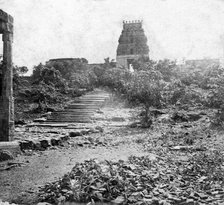 A ruined temple near Madras, India, 1874. Artist: Unknown