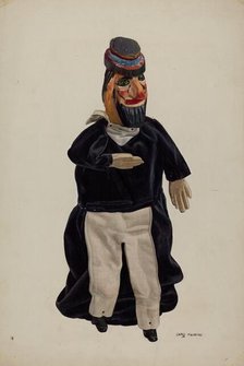 Barnacle Bill Puppet, c. 1938. Creator: Chris Makrenos.