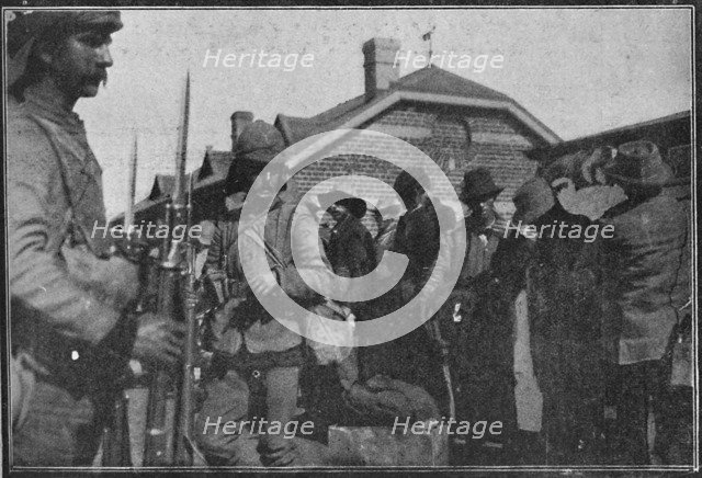 'Boer Prisoners at Vereeniging', 1900. Artist: Biograph Company.