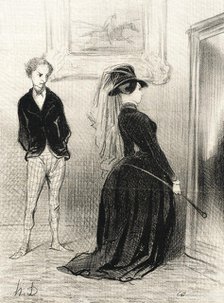 C'est singulier, il ne me vient plus d'idées maintenant.., 1844. Creator: Honore Daumier.