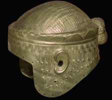 Babylonian helmet of Prince Meskalamdur. Artist: Unknown