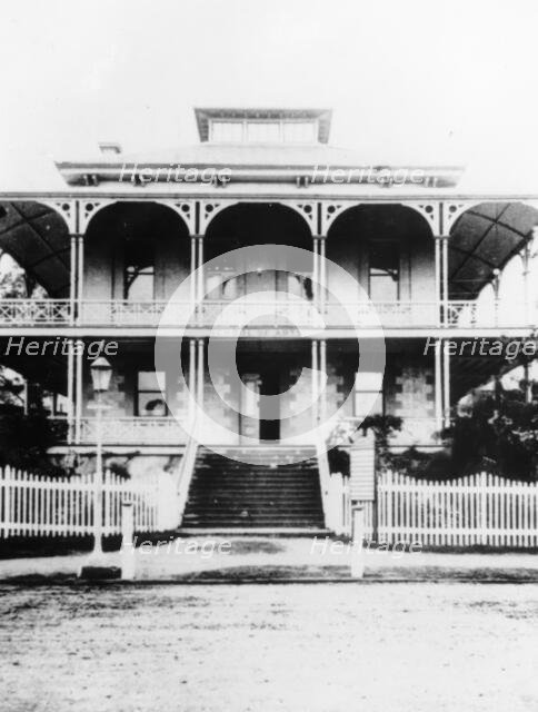 Brisbane School of Arts, Ann Street, Brisbane, 1879. Creator: Unknown.