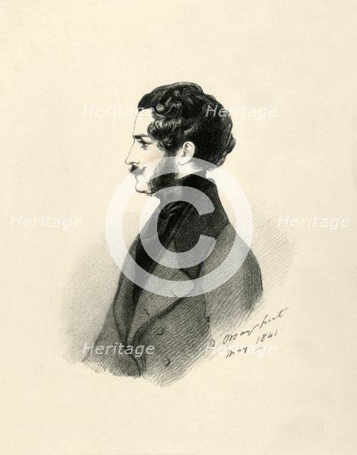 'Edmund St John Mildmay', 1841. Creator: Richard James Lane.