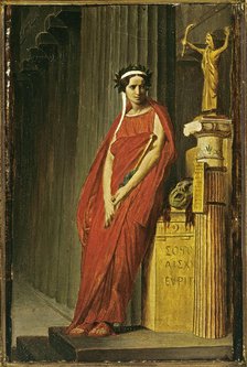 Rachel (1821-1858), en costume de tragédie, c1859. Creator: Jean-Leon Gerome.