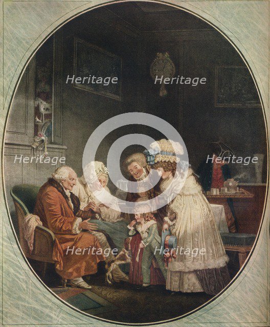 Le Compliment ou La Matinee Du Jour De L'an, 1887, (1916). Artist: Philibert Louis Debucourt